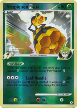 Vespiquen [4] - 35/111 - Rare - Reverse Holo NM, English Pokemon Rising Rivals - Image 1