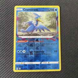 Cramorant 050/196 Reverse Holo Pokemon TCG: Lost Origin Near Mint (NM) - Image 1