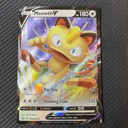Meowth V SWSH004 Pokemon TCG: Black Star Promos Near Mint (NM) - Image 1