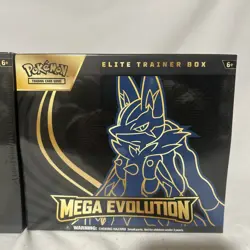 Pokemon TCG Mega Evolution ETB Box Set Sealed (2) One of each Art - Image 3