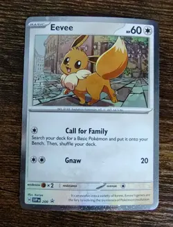 Pokemon Eevee Svp200 Cosmos Holo Black Star Promo - Image 1