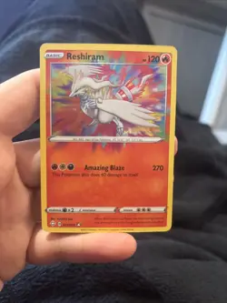 Pokemon TCG Reshiram Shining Fates 017/072 Holo Amazing Rare - Image 1