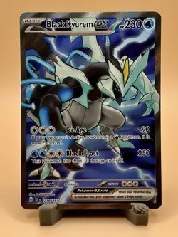 Pokemon TCG Black Kyurem EX 218/191 Full Art Ultra Rare Holo Surging Sparks - Image 1