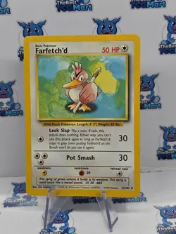 Farfetch'd 27/102 Base Set Pokemon MP - Image 1