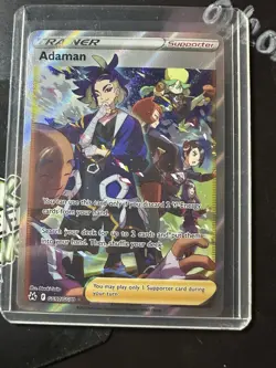 Adaman GG57/GG70, Crown Zenith: Galarian Gallery, Full Art Holo, Pokemon TCG, NM - Image 1