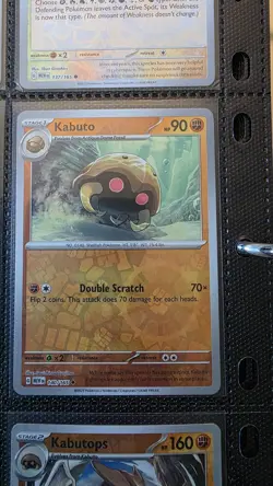 Pokemon TCG Scarlet & Violet 151 Reverse Holo Kabuto 140/165 - Image 1