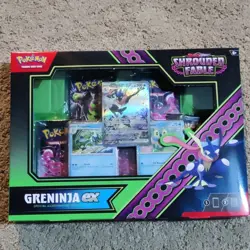 Pokemon TCG Shrouded Fable Greninja Ex Collection Box - Sealed - Image 2