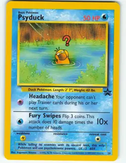 Psyduck - #20 WOTC Black Star Promo - Pokemon TCG - 2000 - Image 1