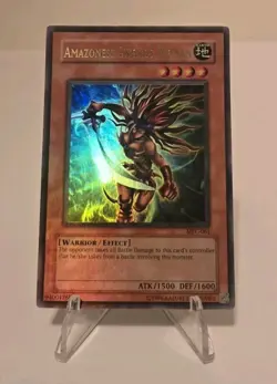 Yugioh 2003 Vintage Amazoness Swords Woman MFC-061 Magician's Force Ultra Rare - Image 1