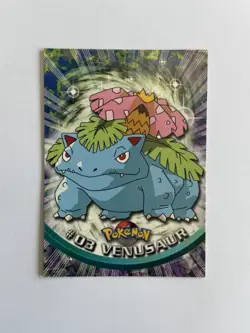 Pokemon Card - Venusaur #03 - Topps Series 1 - Black Logo - Image 1