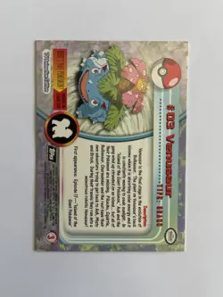 Pokemon Card - Venusaur #03 - Topps Series 1 - Black Logo - Image 2