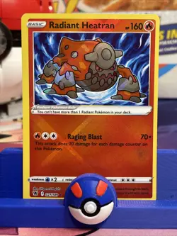 Radiant Heatran 27/189 Astral Radiance Pokemon Card Near Mint - Image 1