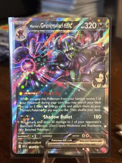 Marnie's Grimmsnarl EX 136/182 Destined Rivals Double Rare Pokemon Card - Image 1