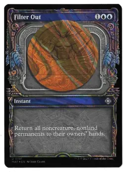 MTG Filter Out Halo FOIL March of the Machine: The Aftermath (MAT) 0191 Unplayed - Image 1