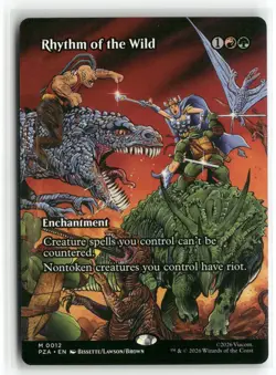 Rhythm of the Wild (Borderless) M Teenage Mutant Ninja Source Material 12 NM - Image 1