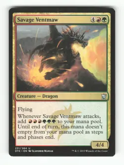 Savage Ventmaw U Dragons of Tarkir 231 LP Normal MTG - Image 1