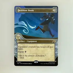 MTG: Swiftfoot Boots (Showcase) Avatar: The Last Airbender: Eternal-Legal Reg NM - Image 1