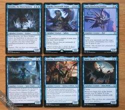 Set of 6 Commander Legends Blue Partner Creatures *NM* Magic MTG EDH - Image 1