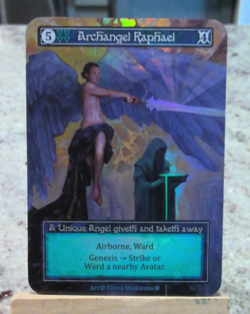Sorcery Contested Realm GOTHIC UNIQUE FOIL Archangel Raphael - Image 1
