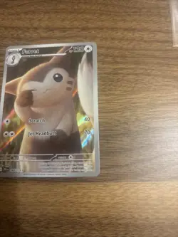 Pokemon TCG Furret 168/159 SV09: Journey Together Illustration Rare Card - NM - Image 5