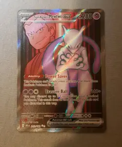 Pokemon TCG Destined Rivals Team Rocket's Mewtwo EX Full - Image 1