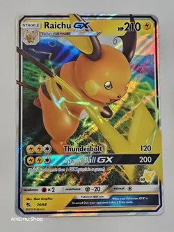 Pokemon Raichu GX 20/68 Hidden Fates Full Art - Image 3