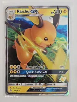 Pokemon Raichu GX 20/68 Hidden Fates Full Art - Image 4