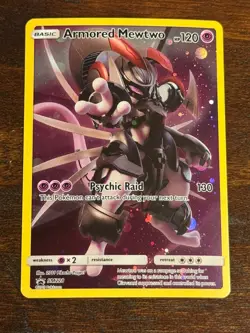 Armored Mewtwo HOLO Black Star Promo SM228 Pokemon Nm-/LP+ - Image 1