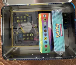 Pokemon TCG 2025 Collector Chest Lunchbox - Portfolio Books - Dice - Stickers - Image 2