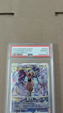 Pokemon Crown Zenith Galarian Gallery Zeraora VSTAR #GG43/GG70 PSA 10 - Image 2