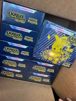 Pokemon TCG Scarlet & Violet Surging Sparks Elite Trainer Box ETB (SEALED) - Image 1