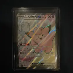 Pokemon Lillie's Clefairy ex 173/159 Sv09 Journey Together Full Art Holo - Image 1