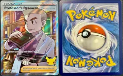 Professor's Research 24/25 Holo Trainer Pokemon Celebrations CEL 2021 NM English - Image 2