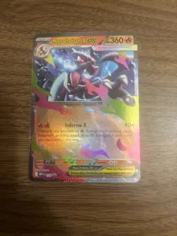 Pokemon: Mega Charizard X ex Ascended Heroes 029 Black Star Promo Full Art Holo - Image 2