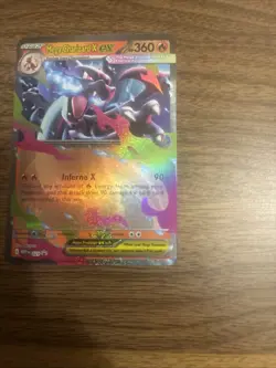 Pokemon: Mega Charizard X ex Ascended Heroes 029 Black Star Promo Full Art Holo - Image 3