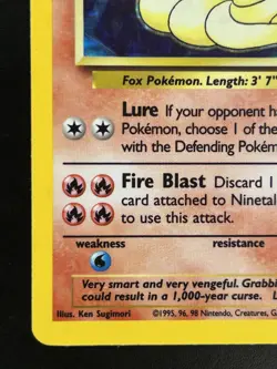 Pokemon TCG - Ninetales MP Holo Rare 12/102 | Base Set - Image 5