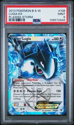 Pokemon Lugia EX (Team Plasma) 108/135 Plasma Storm Holo PSA 9 - Image 1