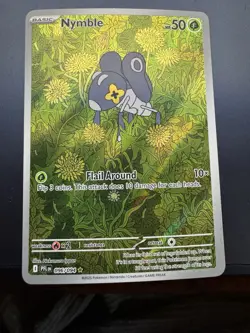 Pokemon TCG Mega Evolution Phantasmal Flames - Nymble 096/094 Illustration Rare - Image 1