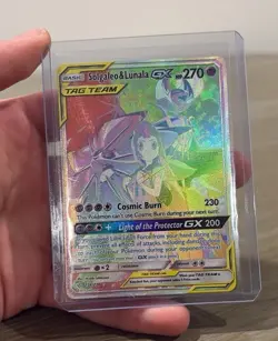 Pokemon TCG Solgaleo & Lunala Tag Team GX Cosmic Eclipse 254/236 Holo Secret NM - Image 1