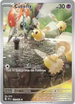 Pokemon Cutiefly 172/162 Sv05: Temporal Forces Illustration Rare Holo NM - Image 1