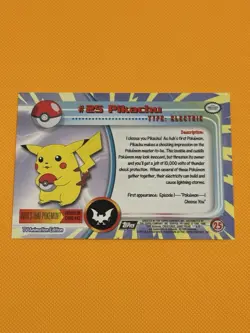 Pokemon Topps Pikachu #25 PACK FRESH and NM - Image 2