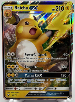 Pokemon TCG Shining Legends #29/73 Raichu GX NM - Image 1