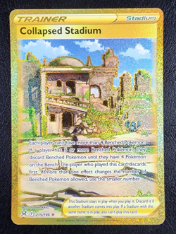 Collapsed Stadium 215/196 - Hyper Rare - Lost Origin - Pokemon TCG - NM - Image 1