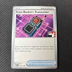 Team Rocket's Transceiver 178/182 Non-Holo Play! Pokemon Prize Pack Series 8 NM - Image 1