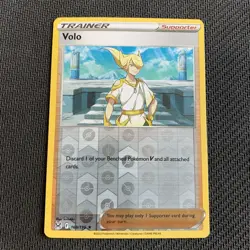Volo 169/196 Reverse Holo Pokemon TCG: Lost Origin Lightly Played (LP) - Image 1