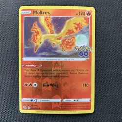 Moltres 012/078 Reverse Holo Pokemon TCG: Pokemon GO Near Mint - Image 1