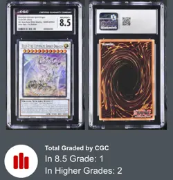 Yugioh 1st Ed. Blue Eyes Ultimate Spirit Dragon Secret Rare CGC 8.5, SDWD-EN043 - Image 3