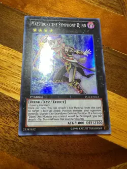 Maestroke the Symphony Djinn YS12-EN043 1st Edition Super Rare PL + BONUS - Image 1