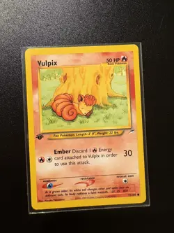 Pokemon Cards Vulpix 91/105 1ST EDITION Neo Destiny WOTC Common NM - Image 1