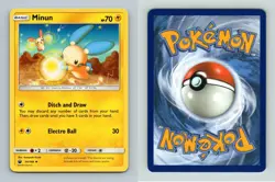 Minun #54/168 Sun & Moon Celestial Storm Uncommon Pokemon 2018 TCG Card - Image 1